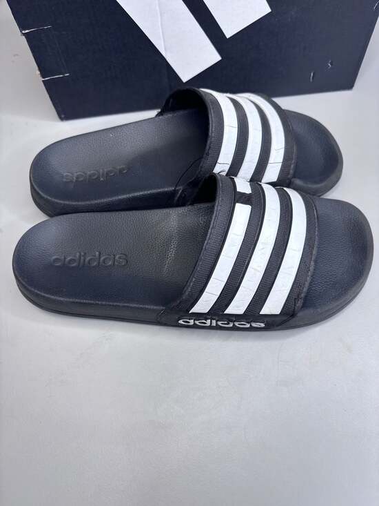 Adidas Other - Adidas Adilette Shower K Slides Black and White